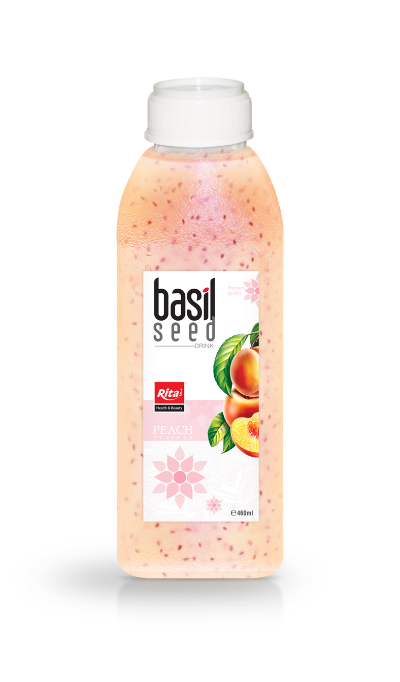460ml Basil Seed Peach Flavor